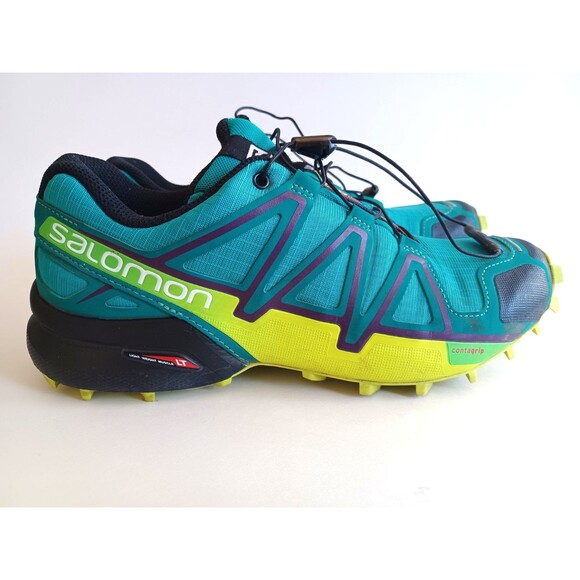 Salomon Speedcross 4 Womens 7.5 Trail Running Shoe Athletic Sneaker Hiking - Picture 1 of 11